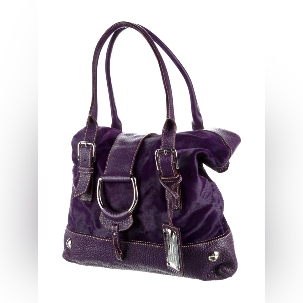 EUC D&G Purple Ponyhair Shoulder Bag